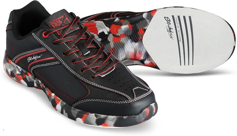KR Strikeforce Flyer Lite Red Camo Athletic Bowling Shoe - Image 1
